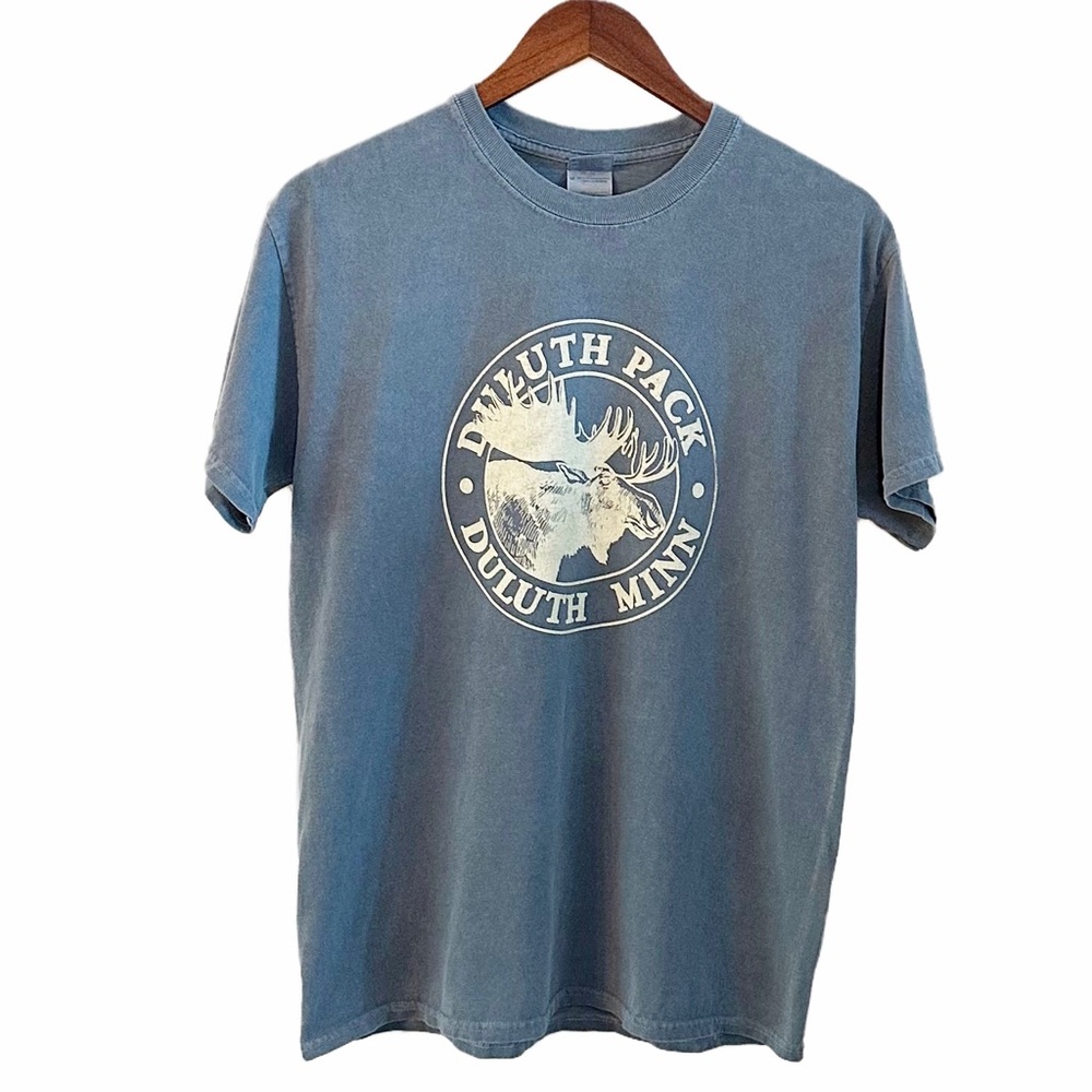 Duluth Pack | Duluth Minnesota Slate Blue Moose Tee Size M